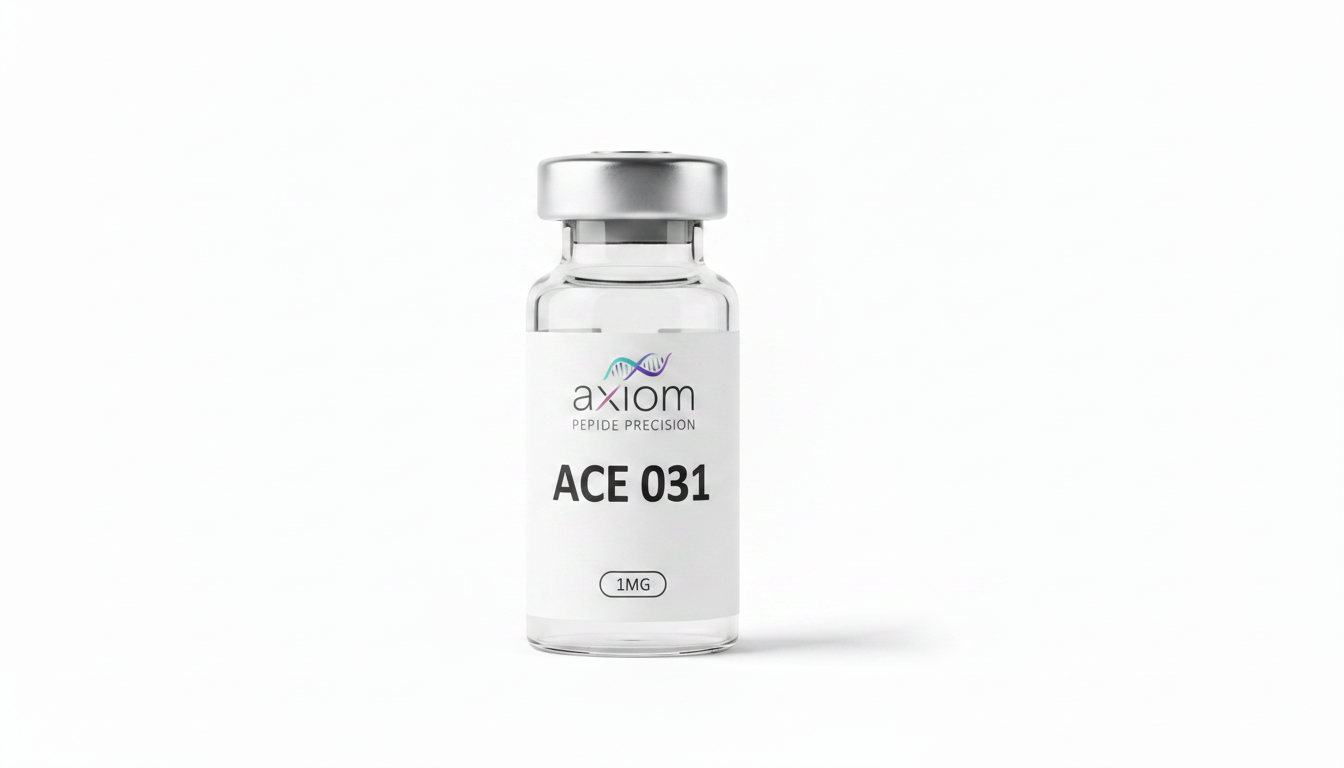 ACE 031 research peptide vial