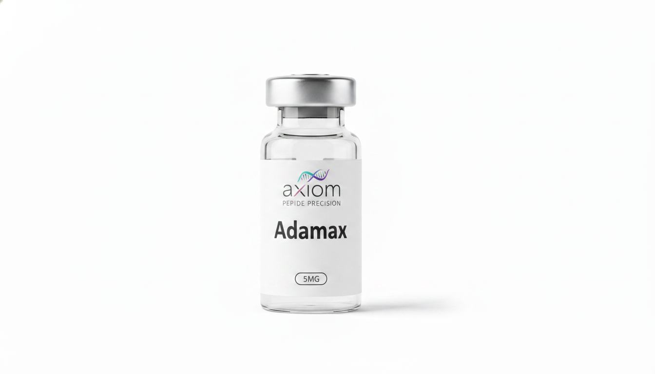 Adamax research peptide vial