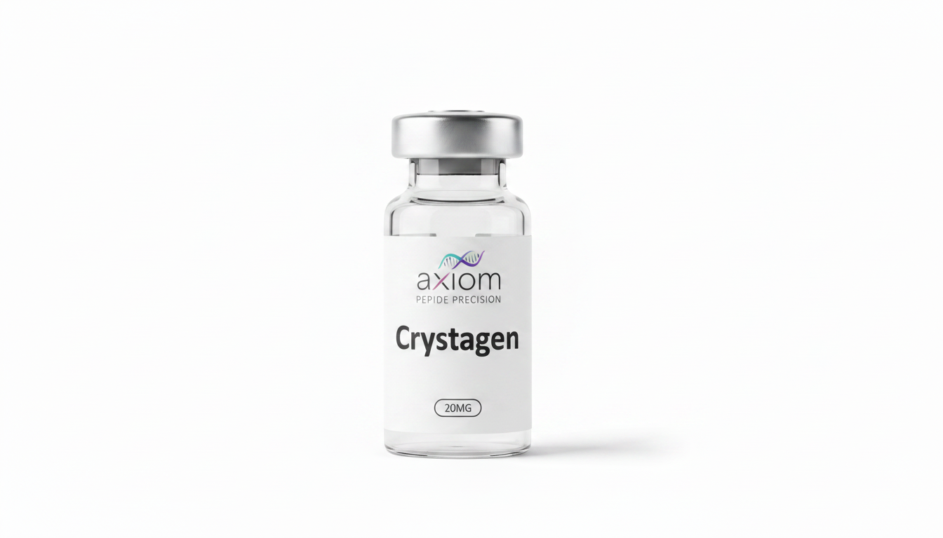 Crystagen research peptide vial