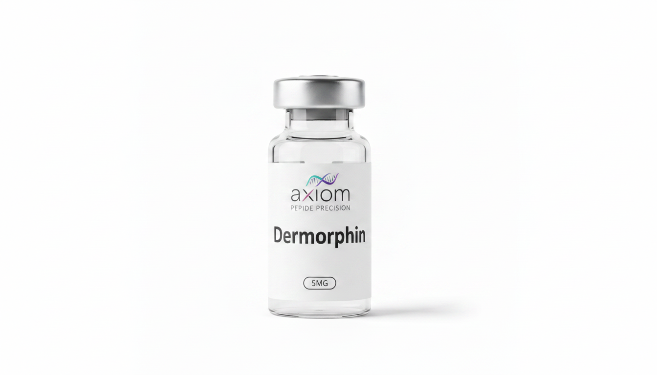 Dermorphin research peptide vial