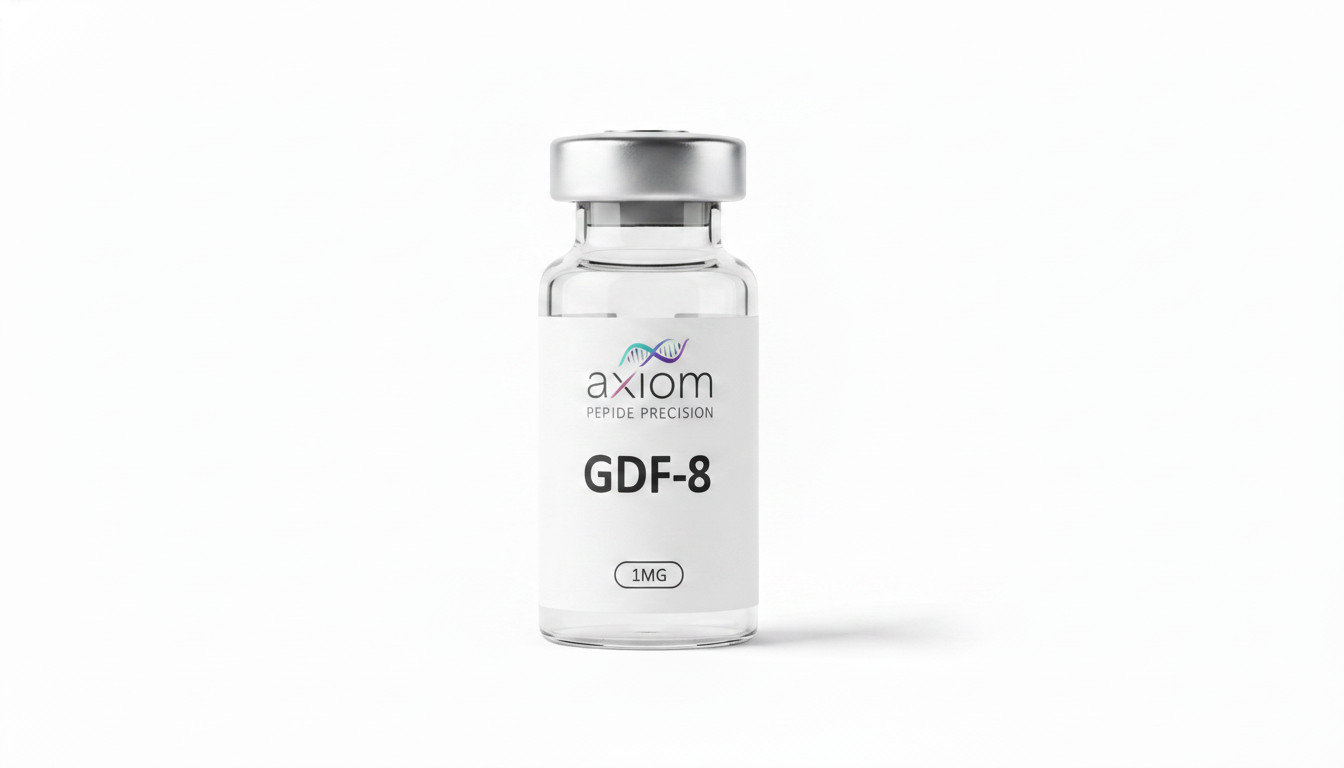 GDF-8 research peptide vial