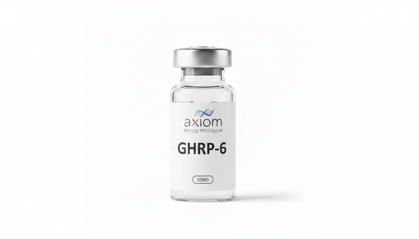 GHRP-6 research peptide vial