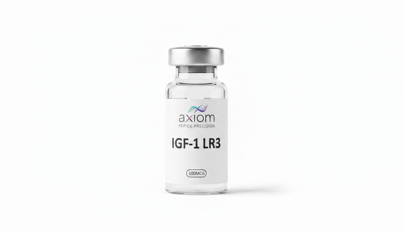 IGF-1 LR3 research peptide vial