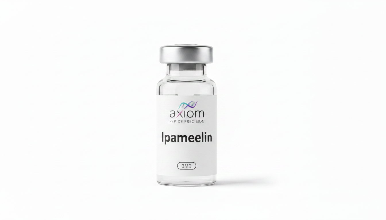 Ipamorelin research peptide vial