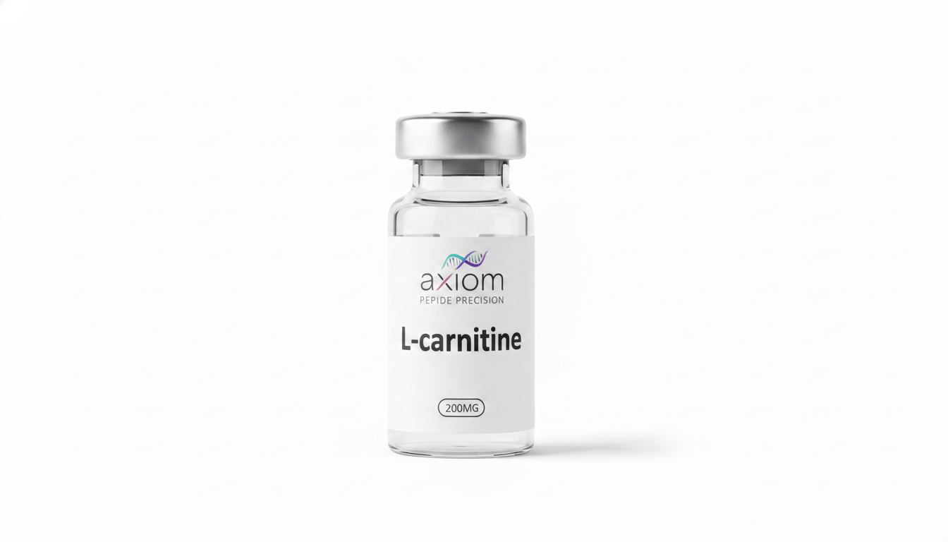 L-carnitine research peptide vial