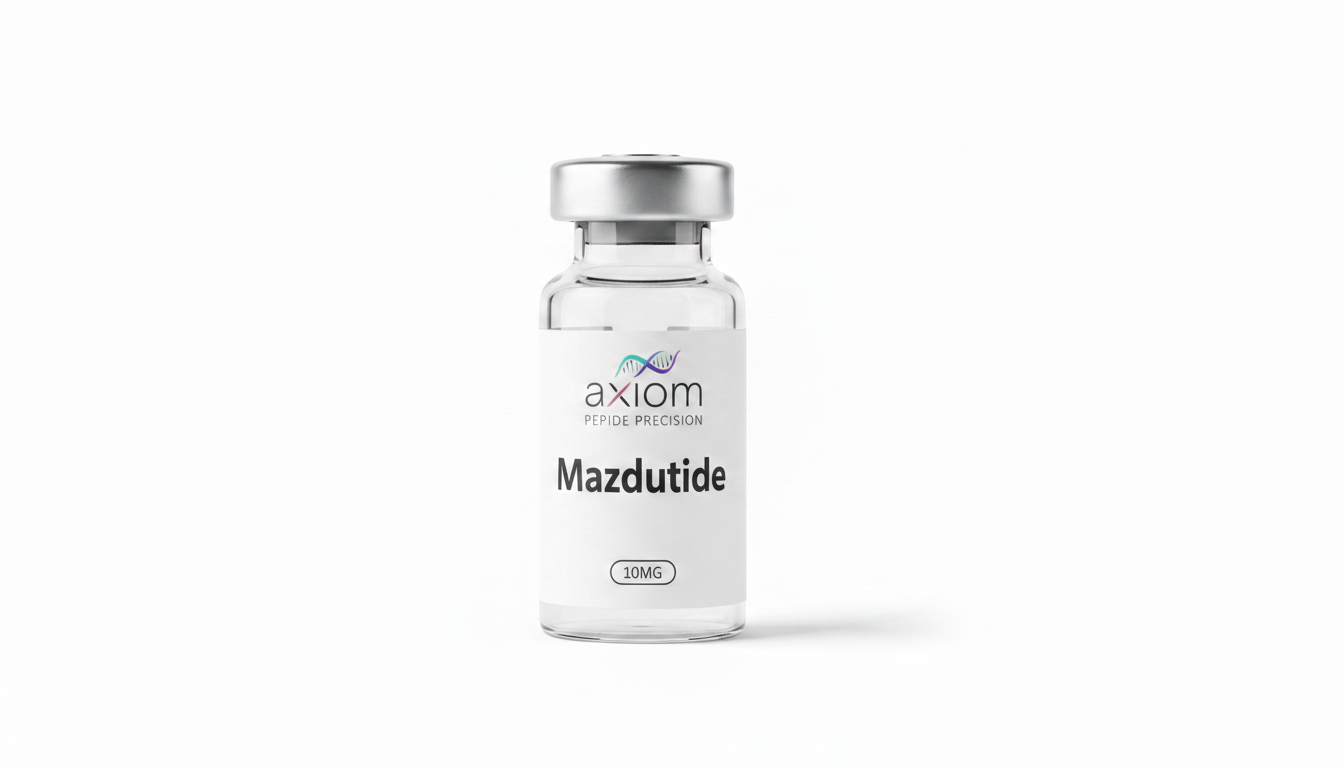 Mazdutide research peptide vial