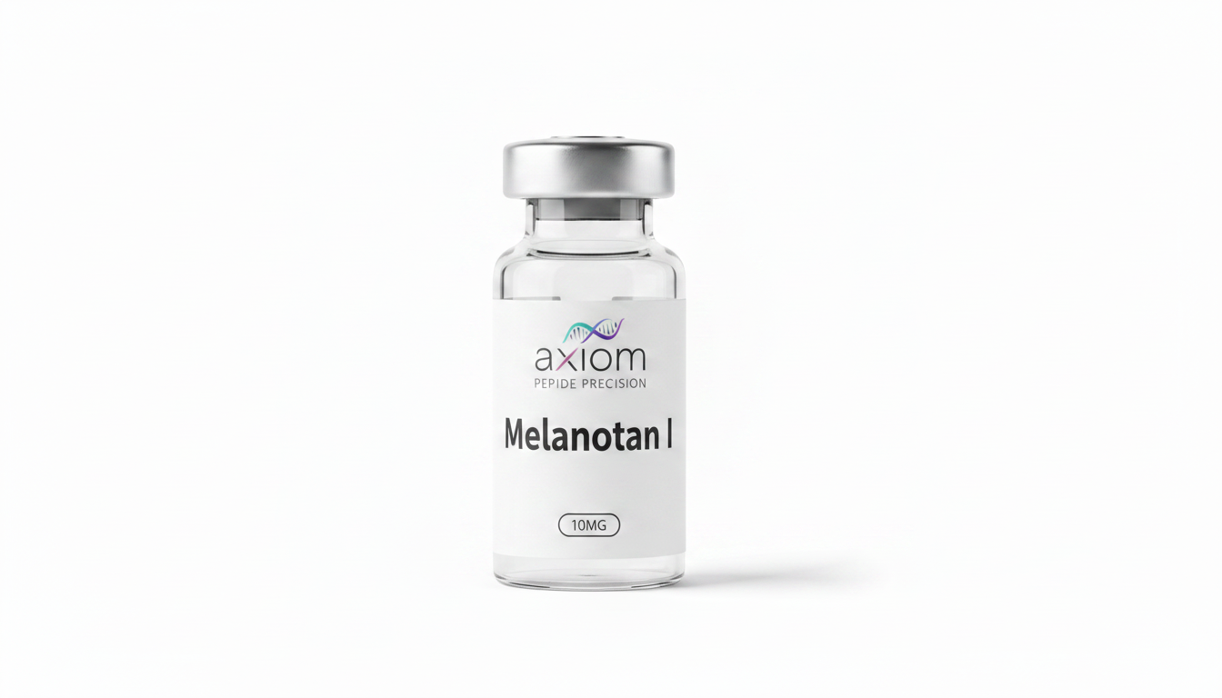 Melanotan I research peptide vial