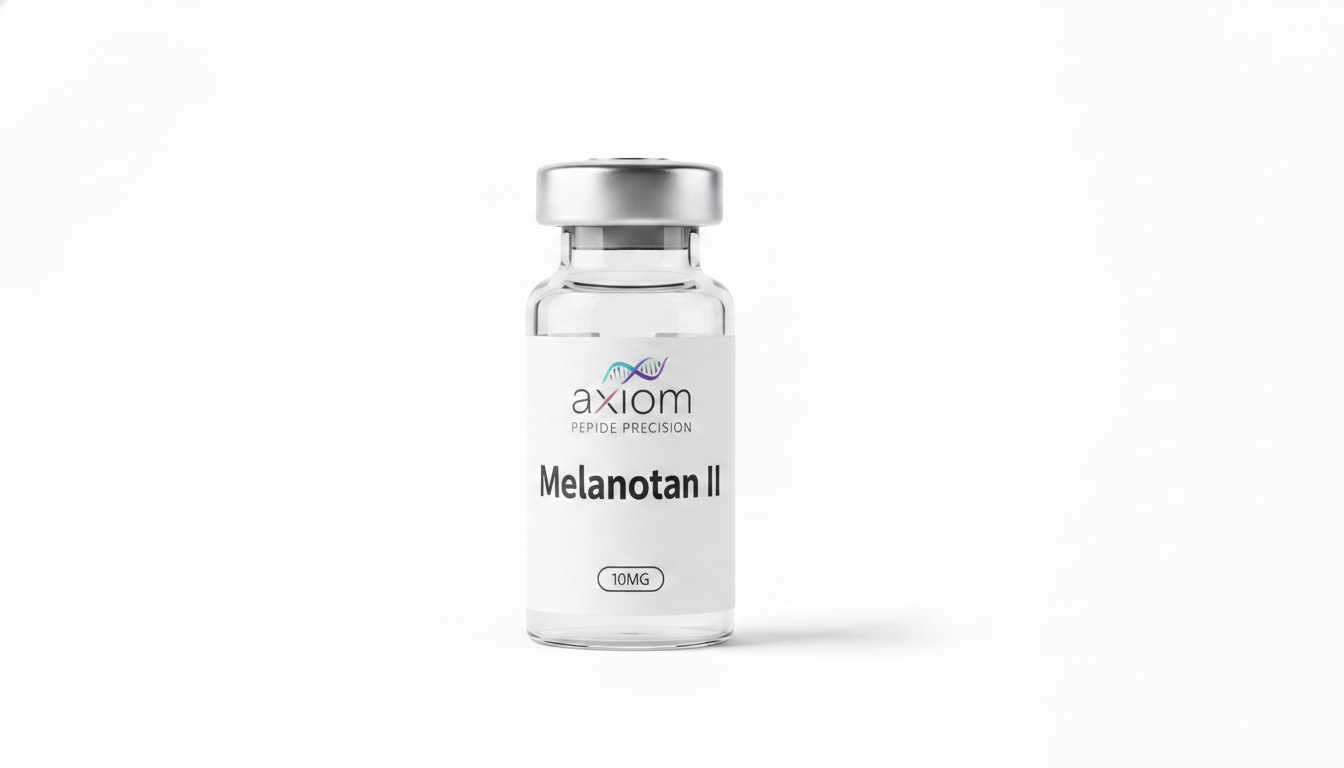 Melanotan II research peptide vial