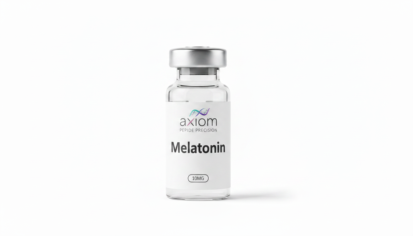 Melatonin research peptide vial