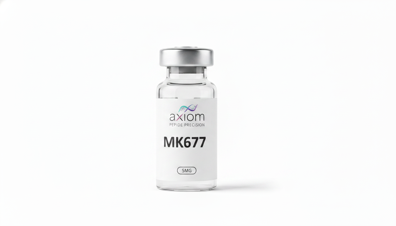 MK677 research peptide vial
