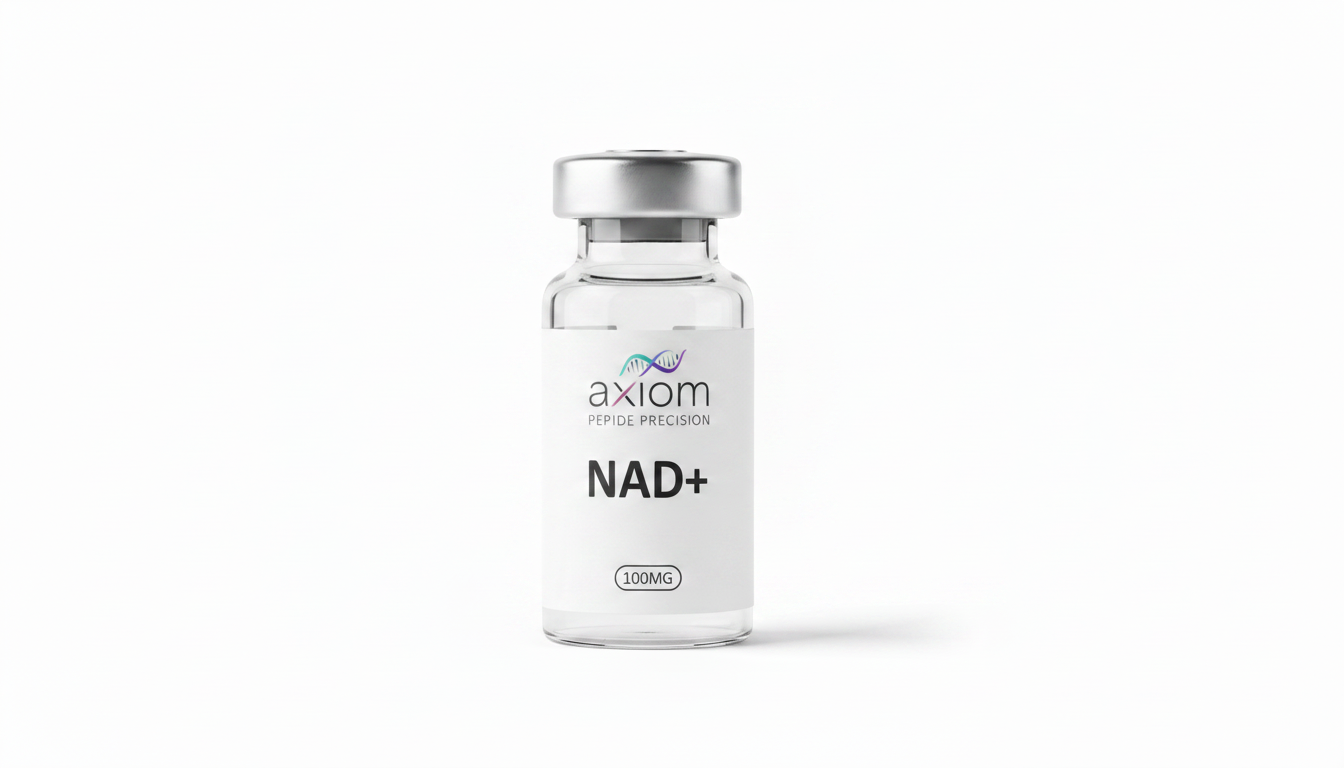 NAD+ research peptide vial