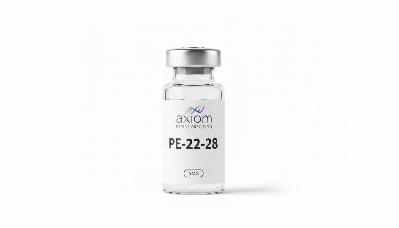 PE-22-28 research peptide vial