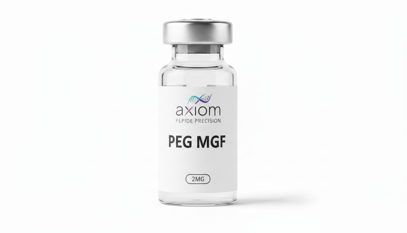 PEG MGF research peptide vial
