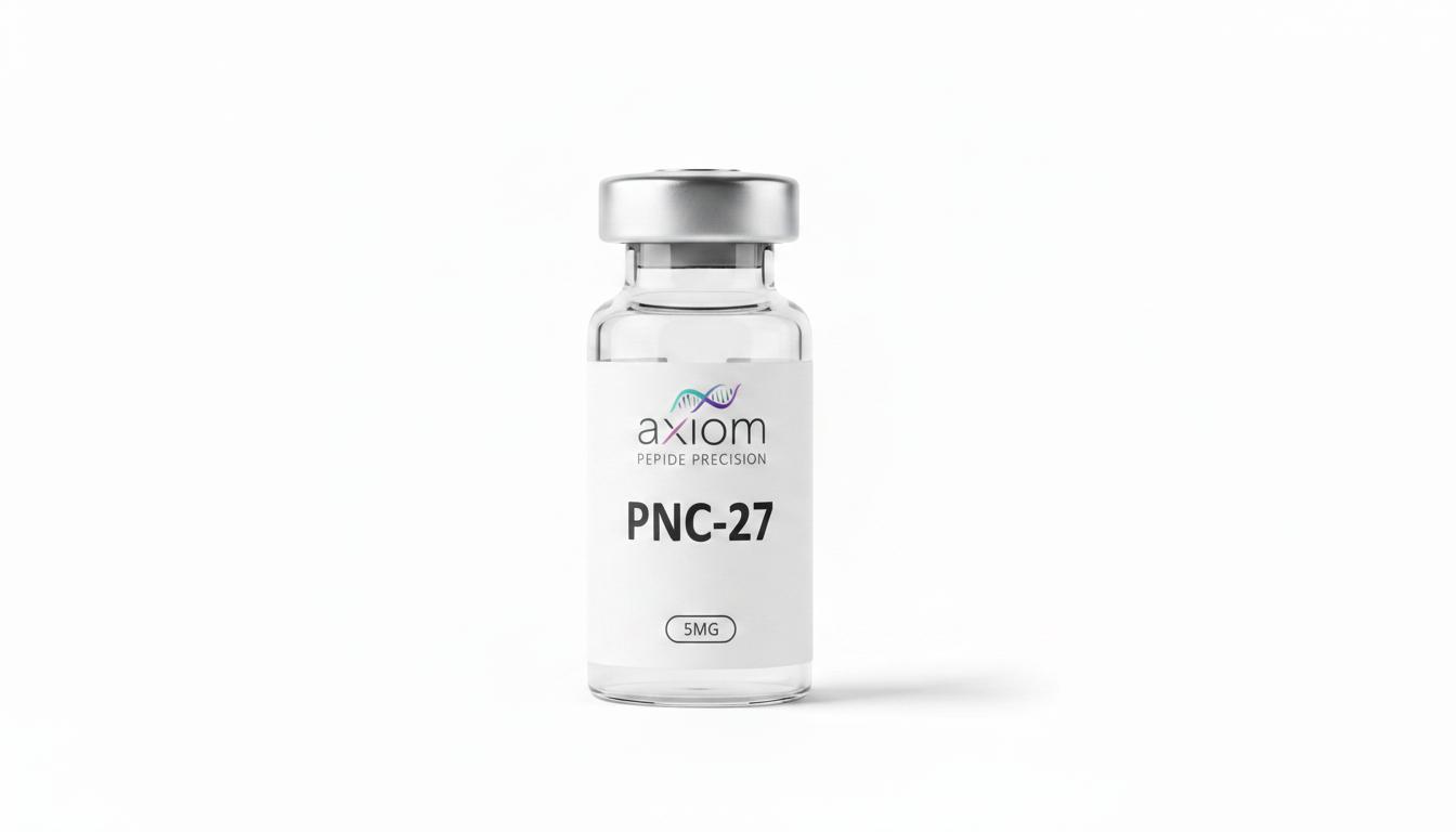 PNC-27 research peptide vial