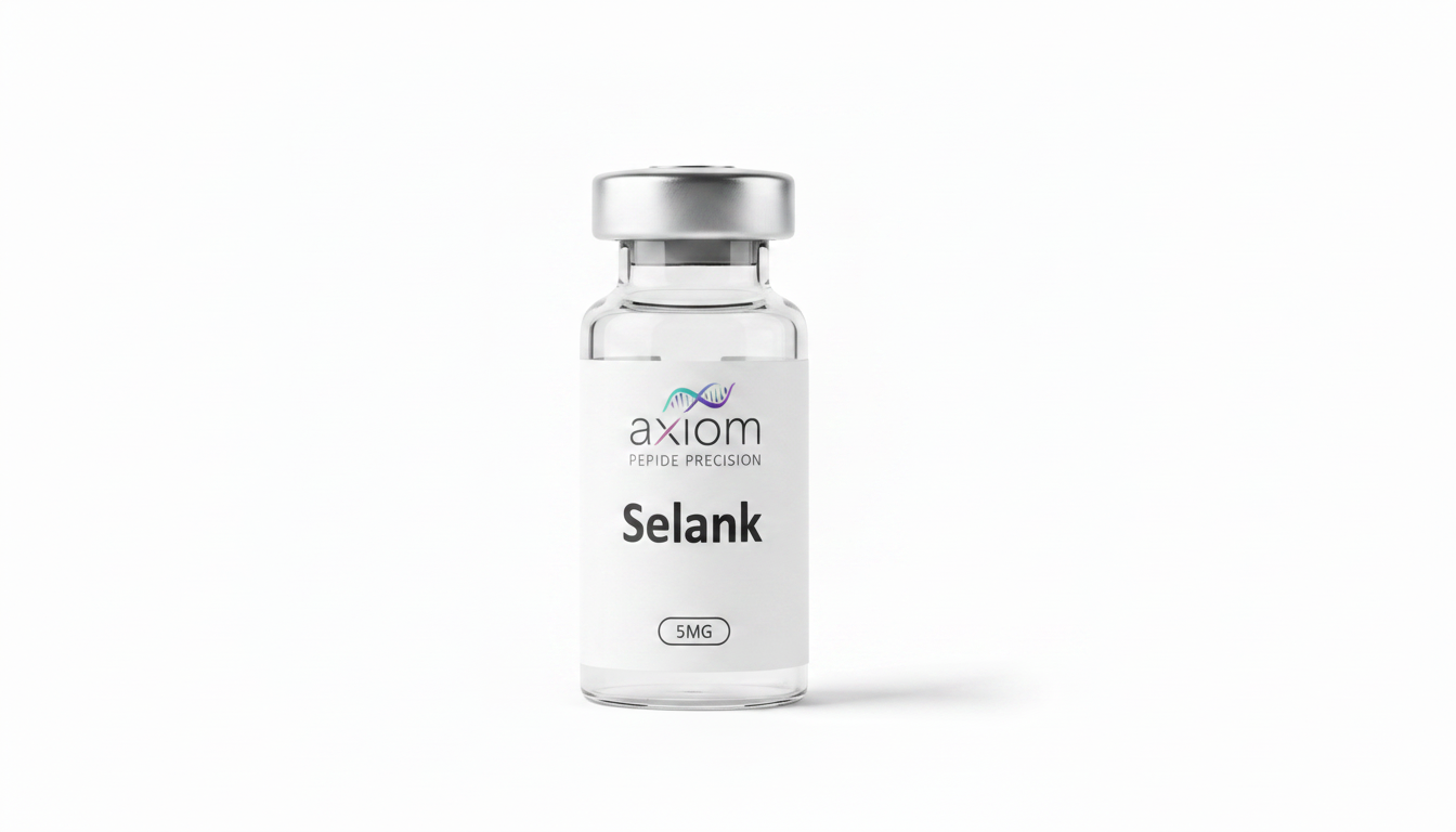 Selank research peptide vial