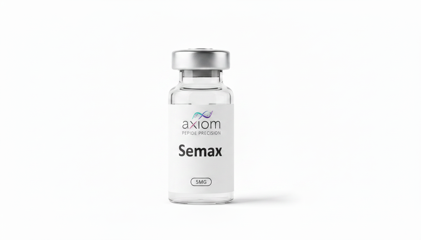 Semax research peptide vial