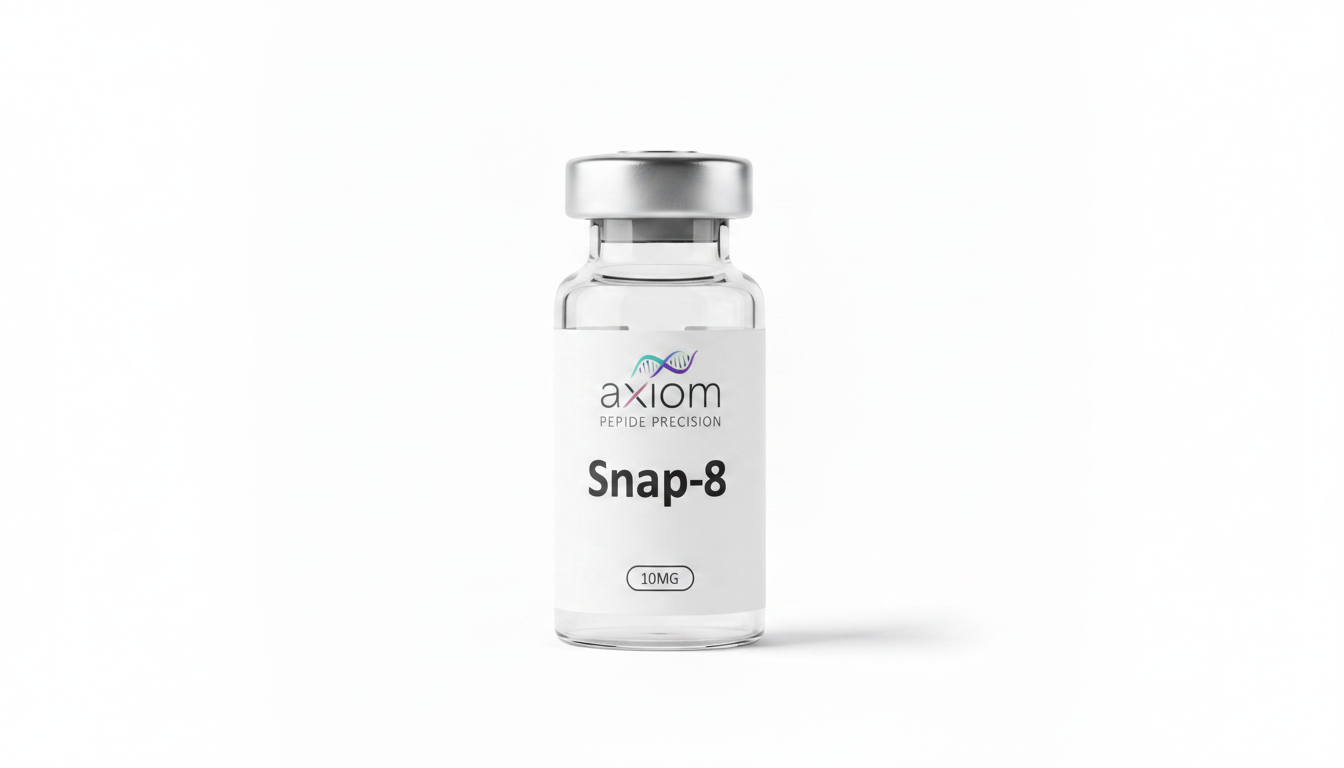 Snap-8 research peptide vial