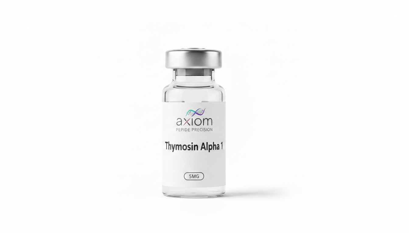 Thymosin Alpha 1 research peptide vial